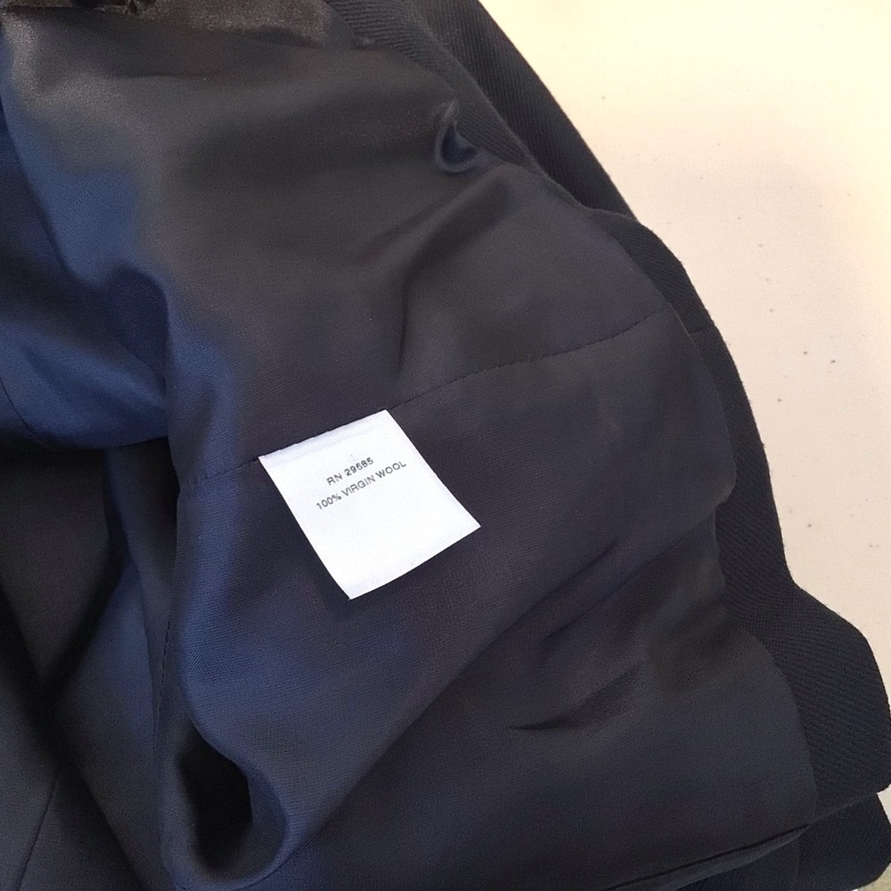 Pendleton Blazer Sz 10P Black 100% Virgin Wool Office Academia EUC - Picture 7 of 8